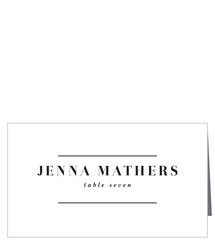 Timeless Romance Place Cards