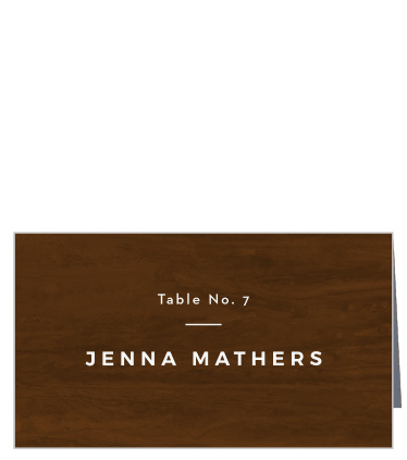 Let guests know where to sit with our Painted Collage Place Cards.