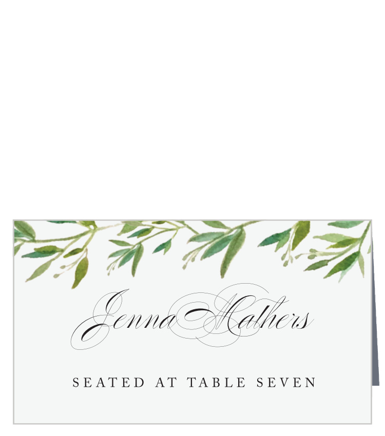 Elegant Vines Place Cards