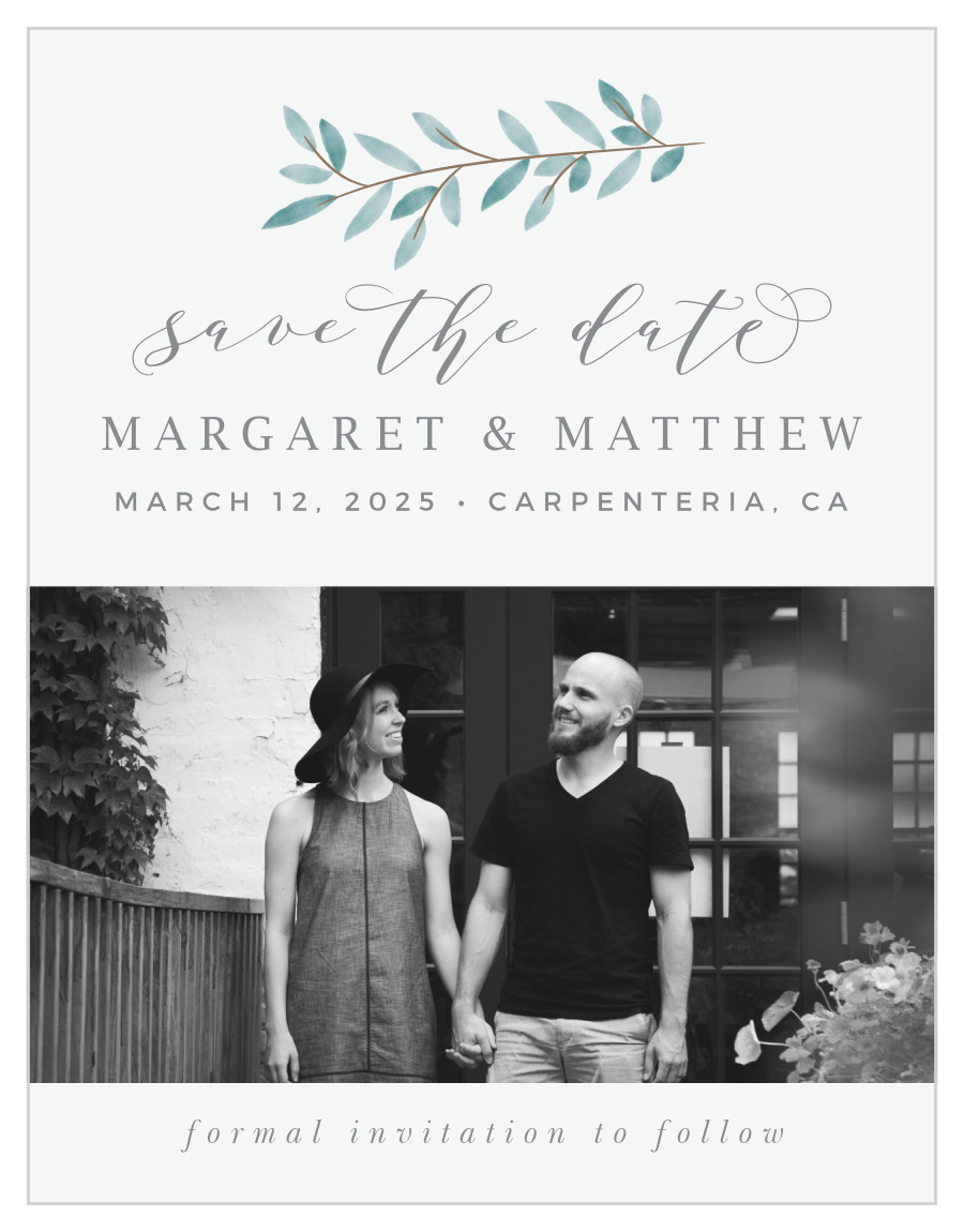 Abundant Branches Save the Date Cards