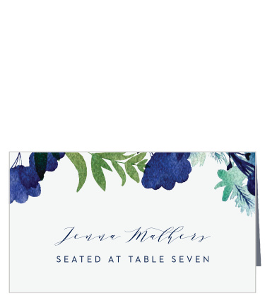Dress up your wedding with beautiful fashion with our Garden Florals Place Cards.