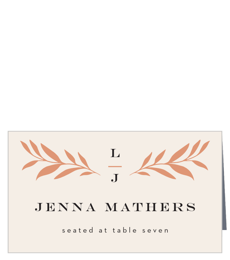 Shining Laurels Place Cards