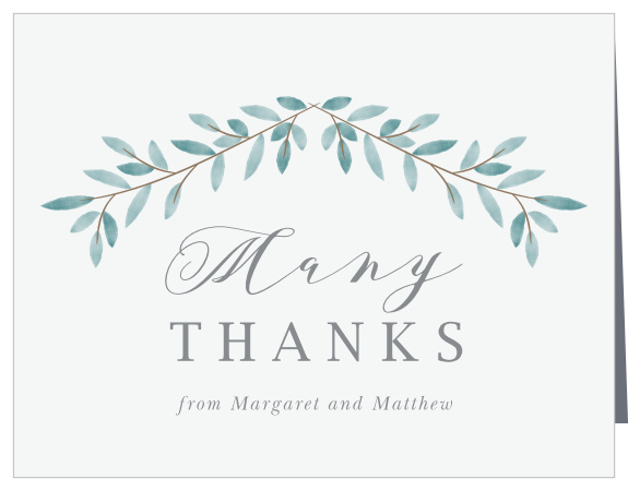 Our Abundant Branches Wedding Thank You Cards are the perfect way to show your appreciation for the support of your loved ones!