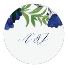 Add a touch of customized, beautiful fashion to your wedding invitations with our Garden Florals Wedding Stickers.
