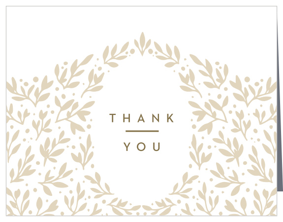 Our Garden of Greenery Wedding Thank You Cards are perfect for sharing your appreciation to family and friends for their support on your special day.