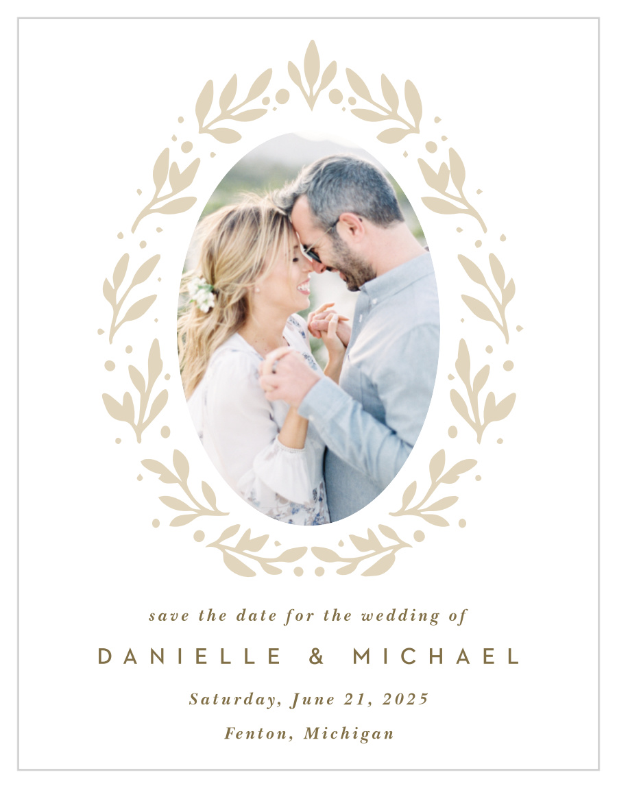 Garden of Greenery Save the Date Cards