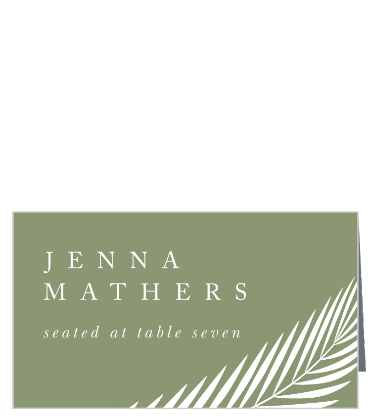 Palm Love Place Cards