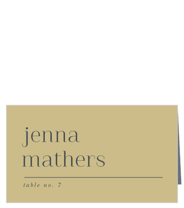 Don't stress about seating with our Simple Headline Place Cards.