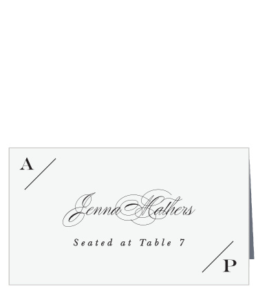 Our Everlasting Love Place Cards are the perfect way to keep your wedding dinner or luncheon organized!