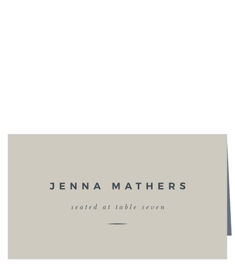 Modern Inlay Place Cards