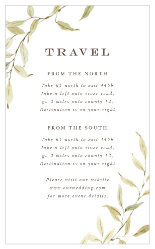 Help your guests find their way to your venue, with our Vintage Classic Direction Cards!
