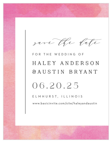Announce your wedding date with our Art Always Save-the-Date Magnets!