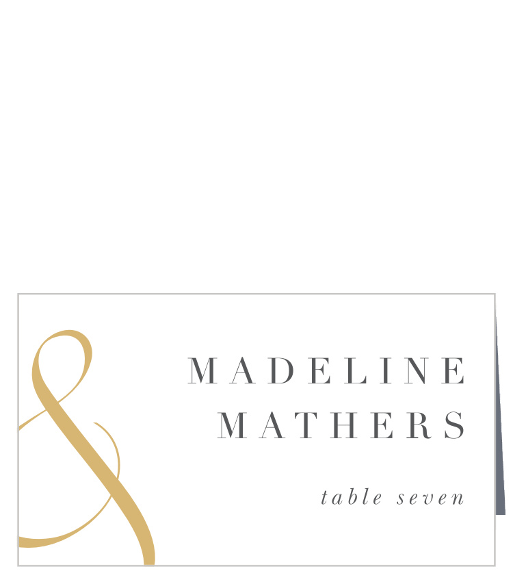 Modern Ampersand Place Cards