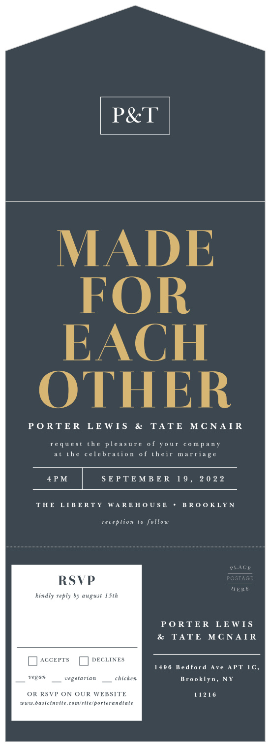 Choose our Each Other Seal & Send Wedding Invitations to easily and elegantly gather your guest list!
