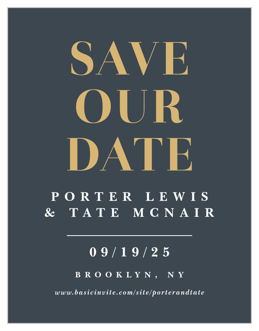 Each Other Save the Date Cards