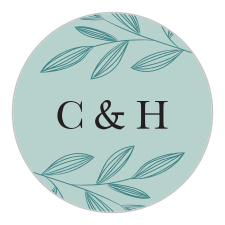 Our Outlined Laurels Wedding Stickers are the perfect finishing touch to any invitation, thank you card, or response alike!