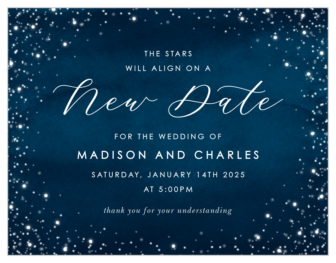 Stars Will Align Change the Date Cards
