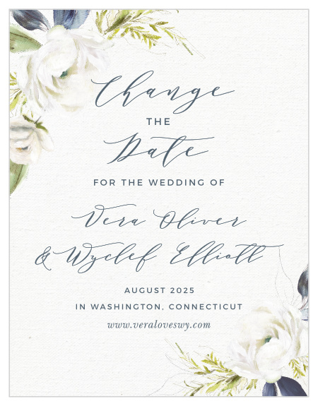 Even the best-laid plans sometimes go astray, but you can cover all your bases with the Oil Paint Textured Change the Date!