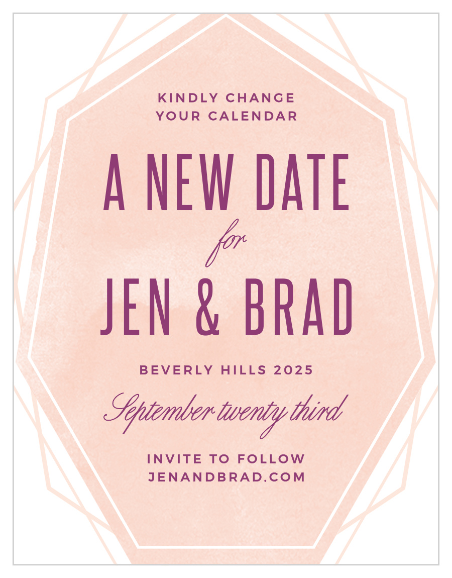 Divinely Modern Change the Date Cards