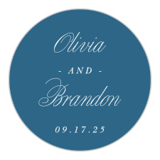 Seal envelopes or gift your family and friends with a memento of your special day with our Always & Forever Wedding Stickers.