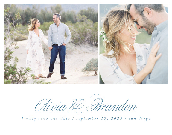 Your family and friends are sure to mark their calendars for your big day with our Always & Forever Save-the-Date Cards.