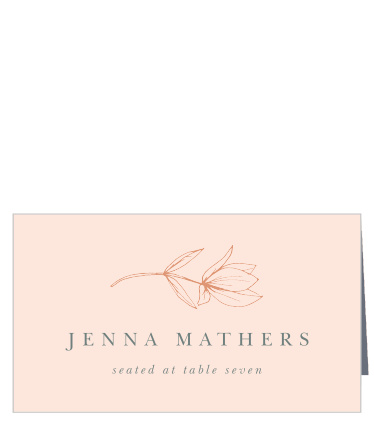 Make your wedding even more beautiful with our Love Blooms Place Cards. 