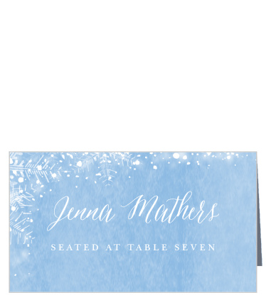 Keep your guests organized during your event with our beautiful Cozy Frost Place Cards!
