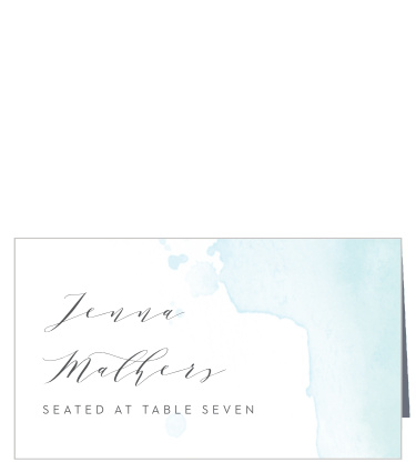 Keep your guests organized during our event with our beautiful Painterly Wash Place Cards!