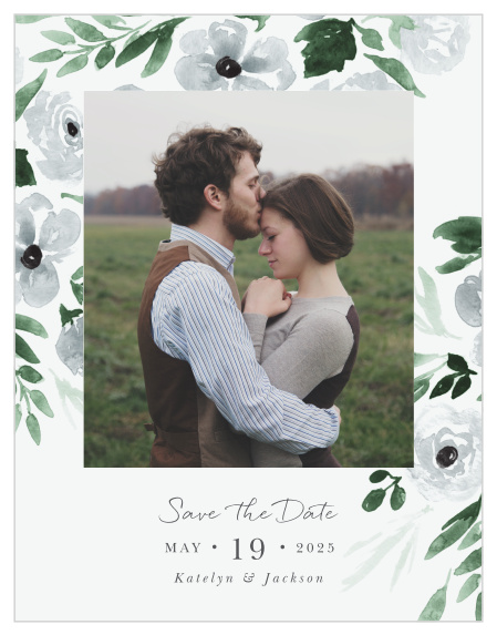 Announce your wedding with beautiful elegance with our Dappled Shade Save the Date Magnets.