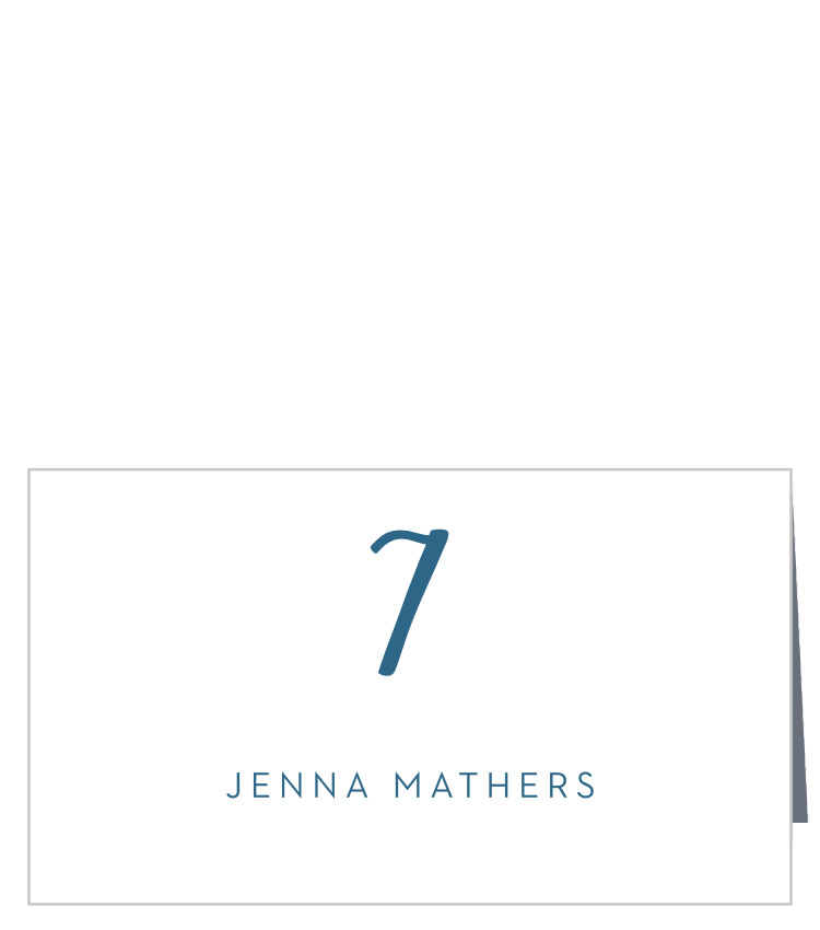 Simply Typographic Place Cards