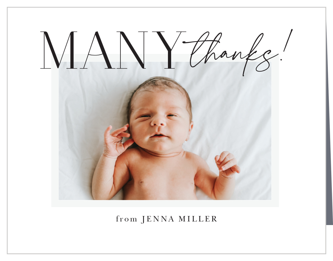 Hello Baby Baby Shower Thank You Cards