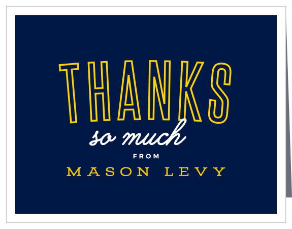 Be sure to choose our From Home Graduation Thank You Cards to show your appreciation for your family and friends' endless support in your life achievement!