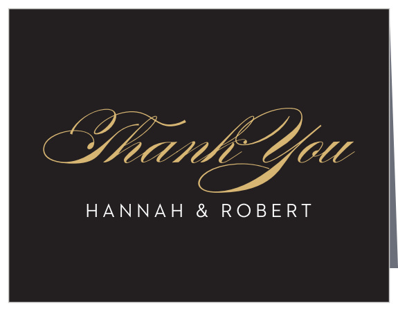 Our Modern Union Wedding Thank You Cards are a lovely way to show your appreciation for the support and presence of family and friends on your special day.