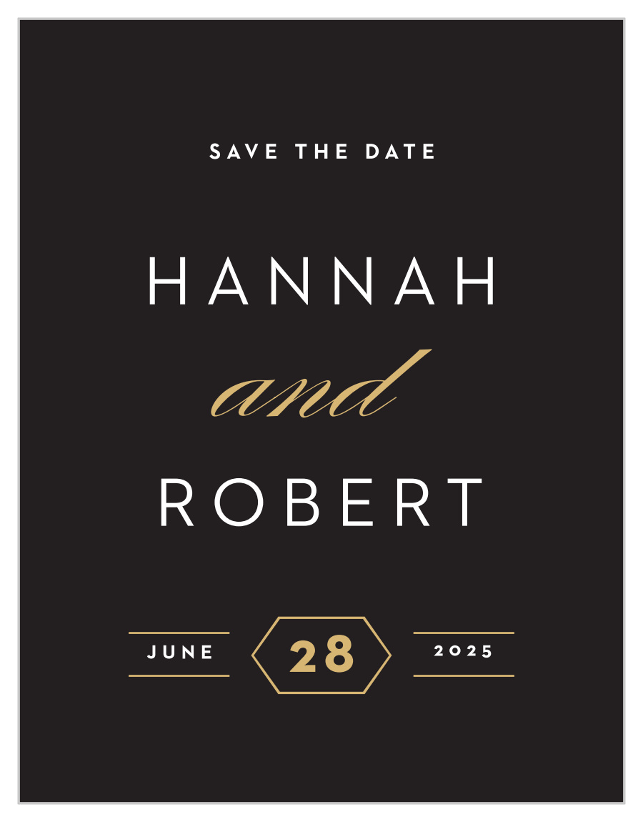 Modern Union Save the Date Magnets