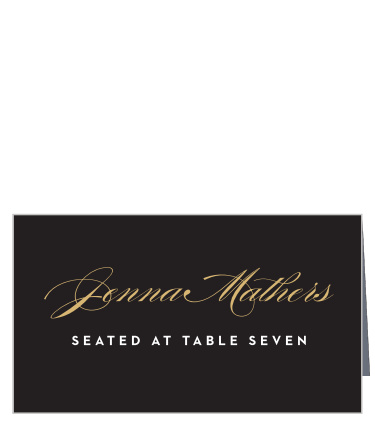 Help your family and friends find their seats for the reception with our Modern Union Place Cards.