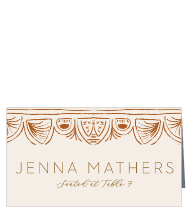 Keep your guests organized and socializing by seating them with our Southwestern Slopes Place Cards!