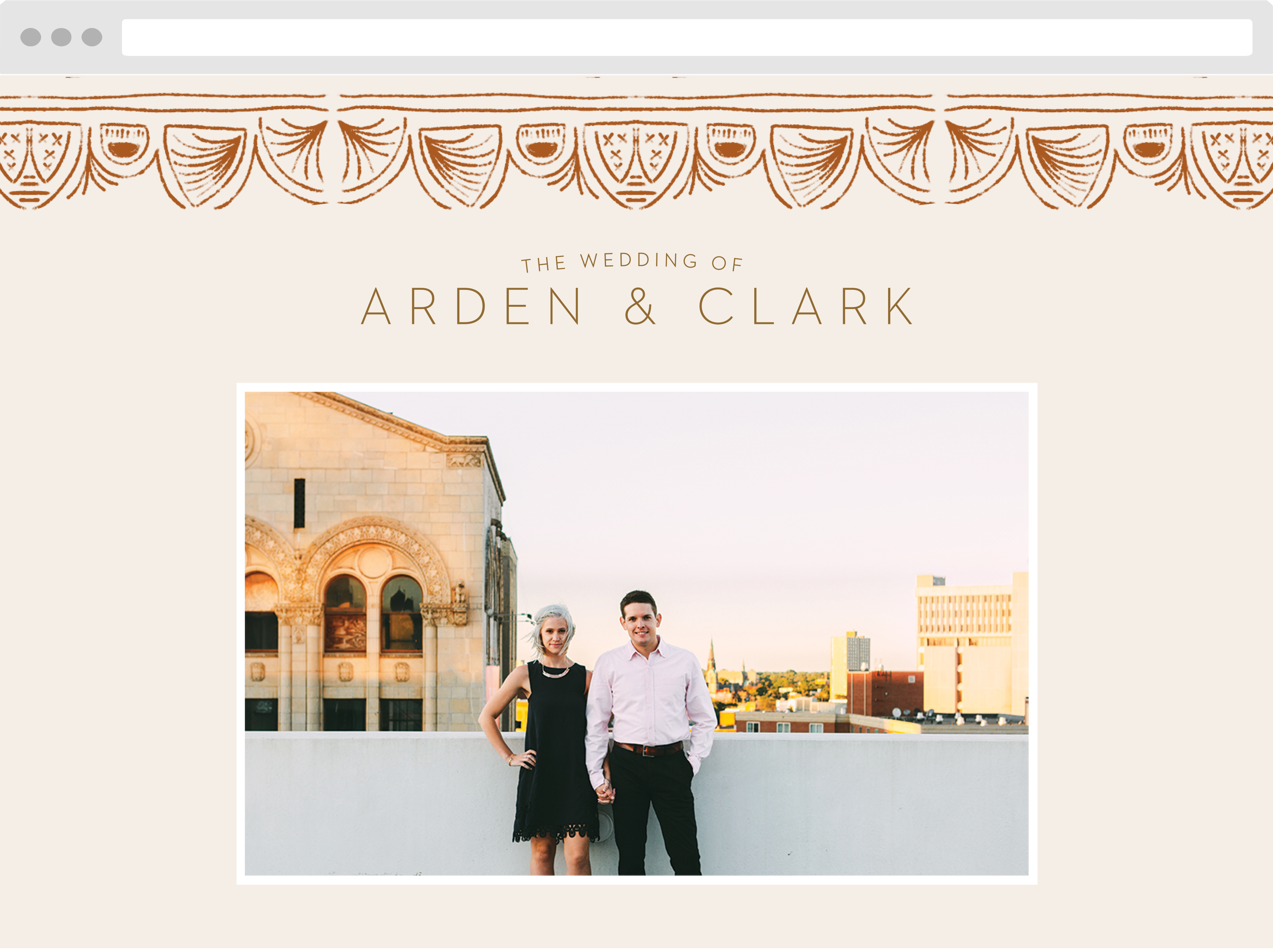 Southwestern Slopes Wedding Website