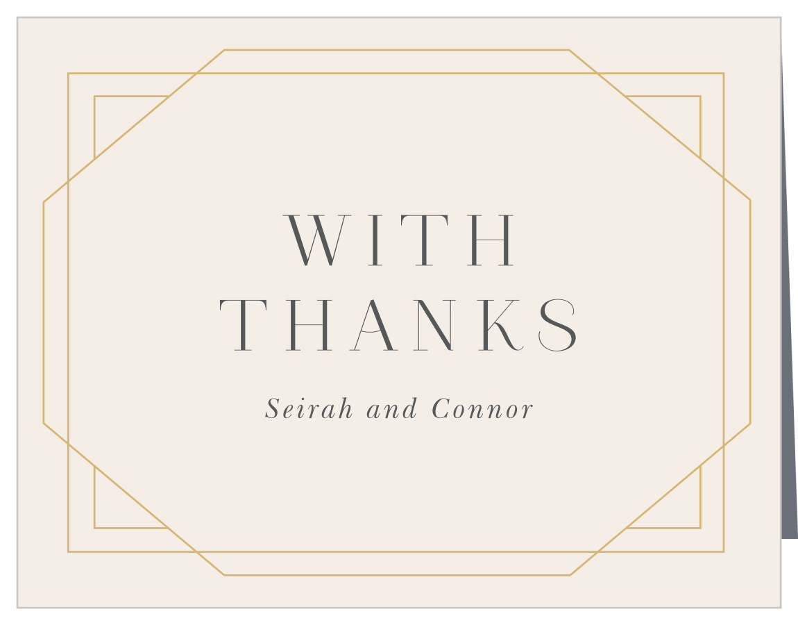Deco Dream Wedding Thank You Cards