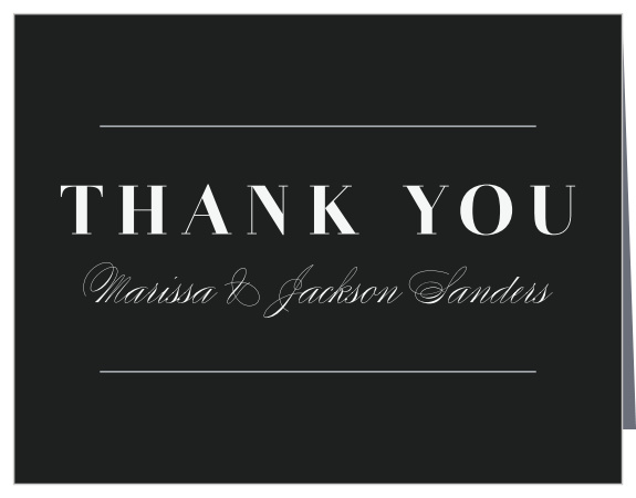 Let family and friends know how much you appreciated their support and presence on your special day with our Mod Photo Wedding Thank You Cards.