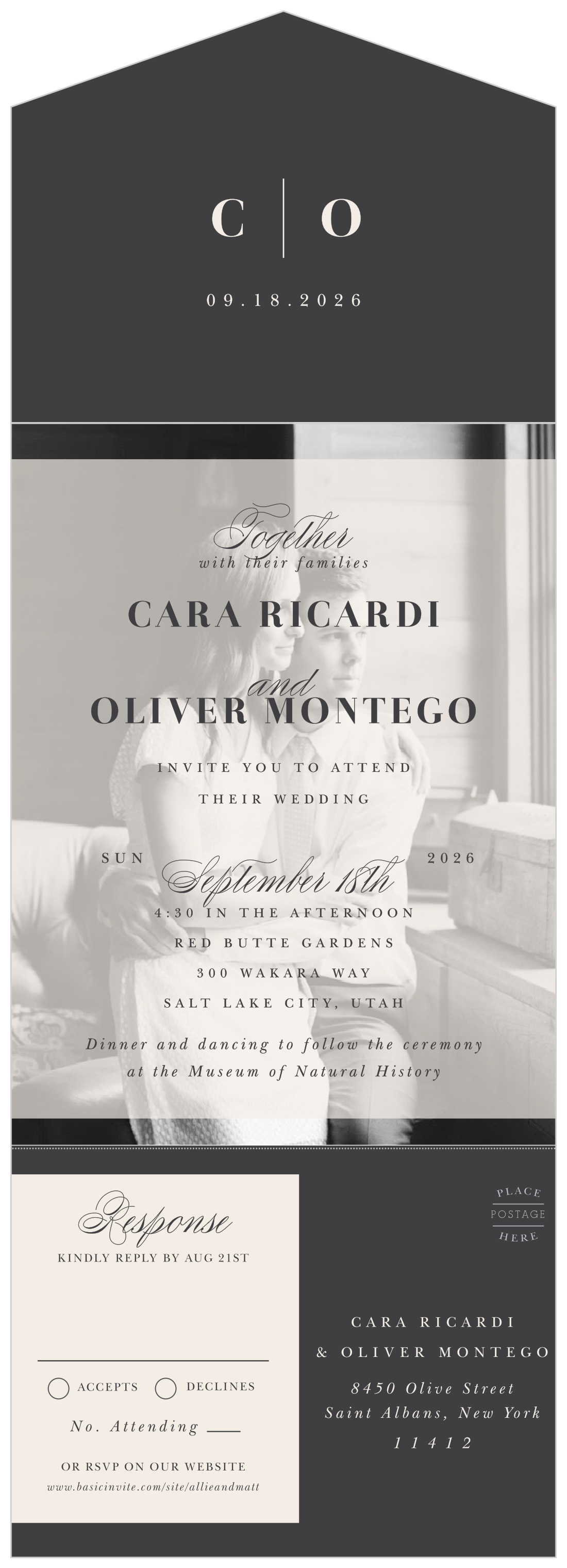 Photo Glaze Seal & Send Wedding Invitations