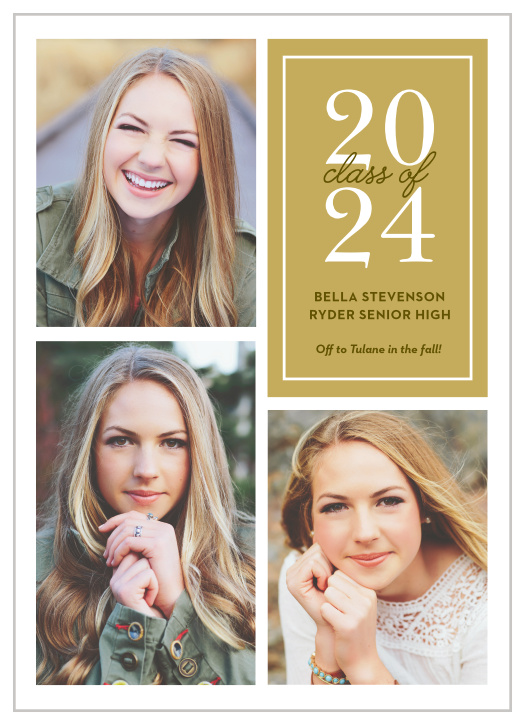 My, my! How time has flown! The Livin is Easy Graduation Announcements is perfect for graduation!