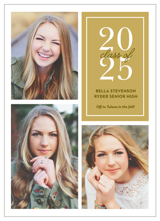 My, my! How time has flown! The Livin is Easy Graduation Announcements is perfect for graduation!