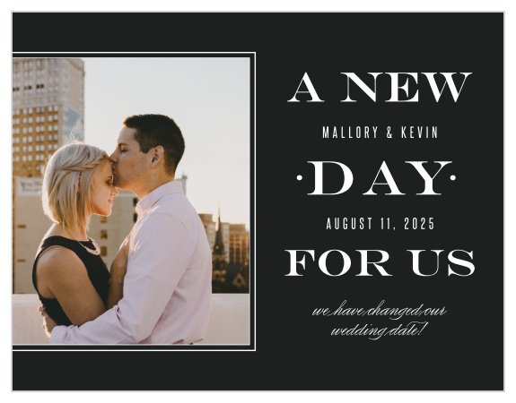 Let your friends and family know you've changed your date with our Best Day Ever Change the Date Magnets.