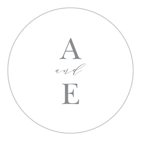 Floral Wash Wedding Stickers
