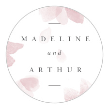 Consider our Falling Petals Wedding Stickers as a cherry-on-top to the rest of your wedding suite!