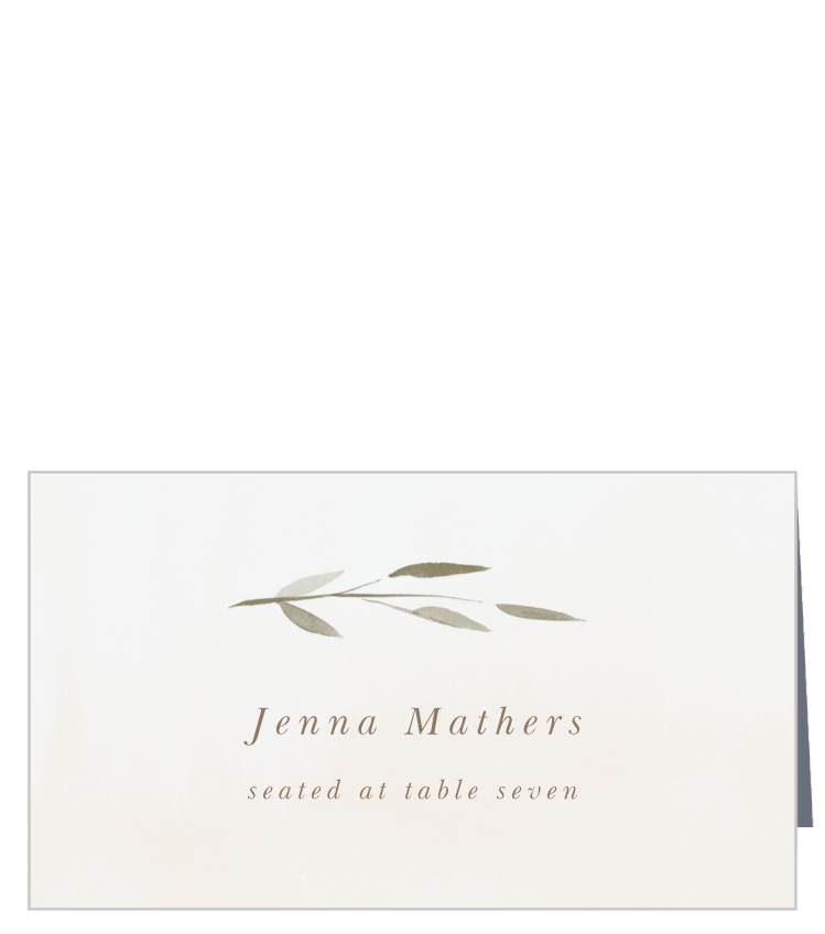 Watercolor Ampersand Place Cards