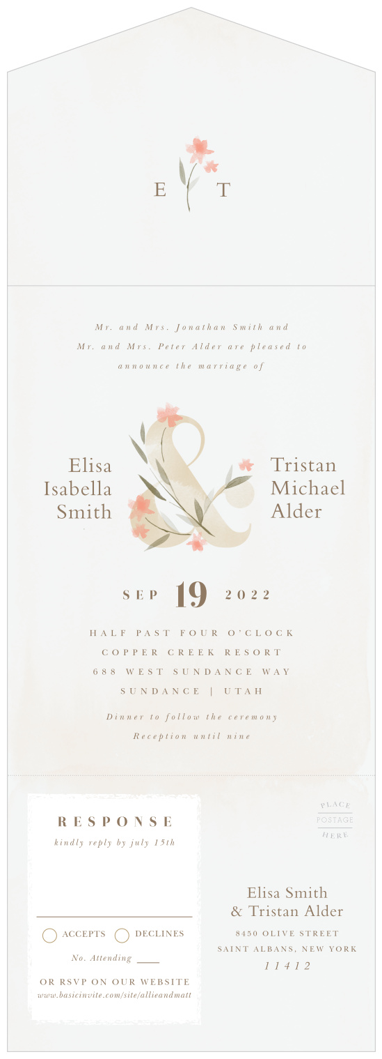 Romantic Wedding Suite good Invitation, Forever Invites, RSVP Card, Wedding Seal Monogram Name Initials, Wedding Anniversary