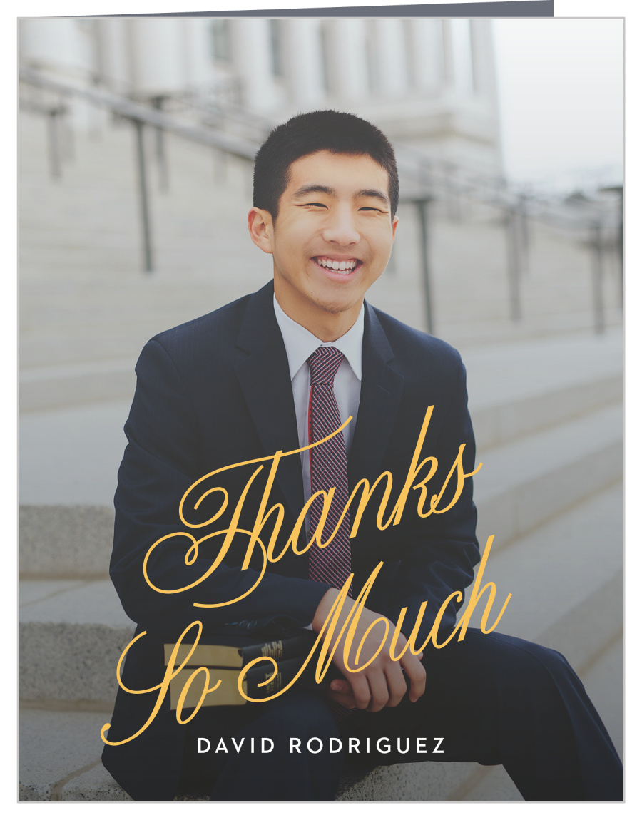 Grab Your Devices Graduation Thank You Cards