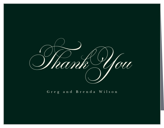 Thank everyone that helped celebrate your time together with our timeless Classic Cocktails Anniversary Thank You Cards.