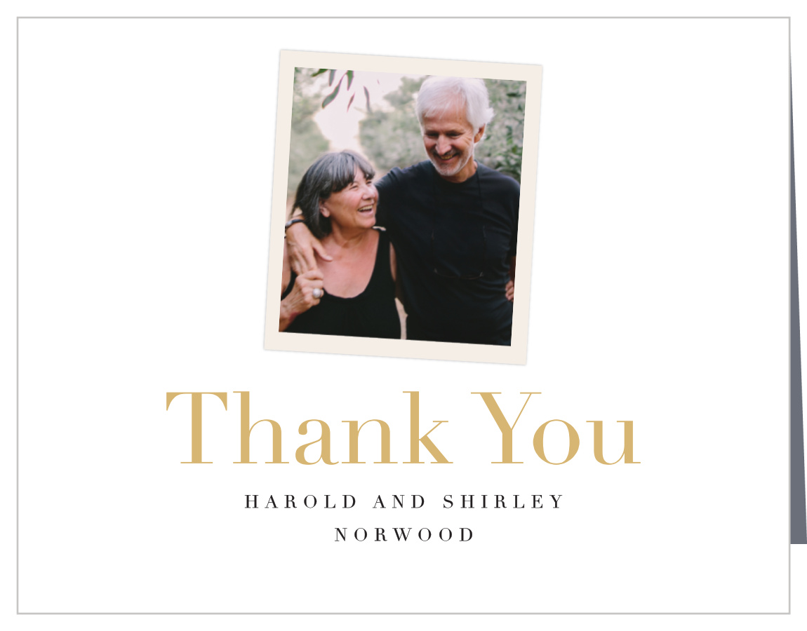 Photo Reel Anniversary Thank You Cards
